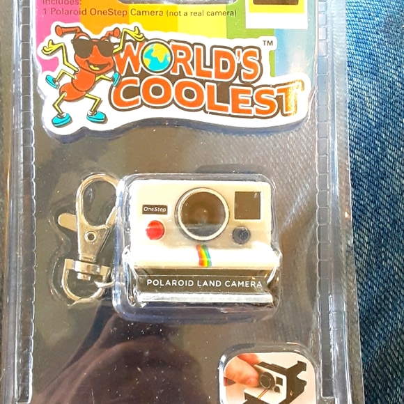 Worlds Coolest Accessories - New Worlds Coolest Polaroid land camera keychain